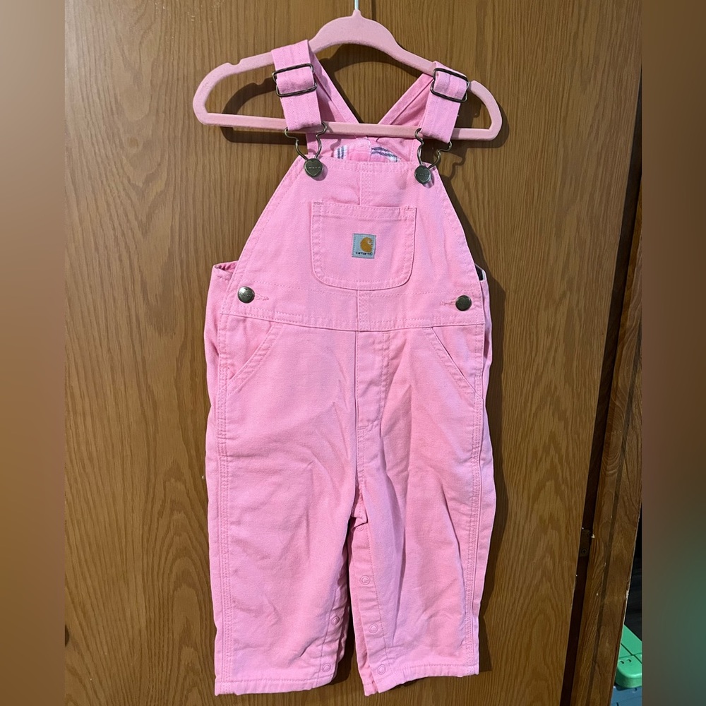 Toddler Carhartt Fleece Lined Overalls